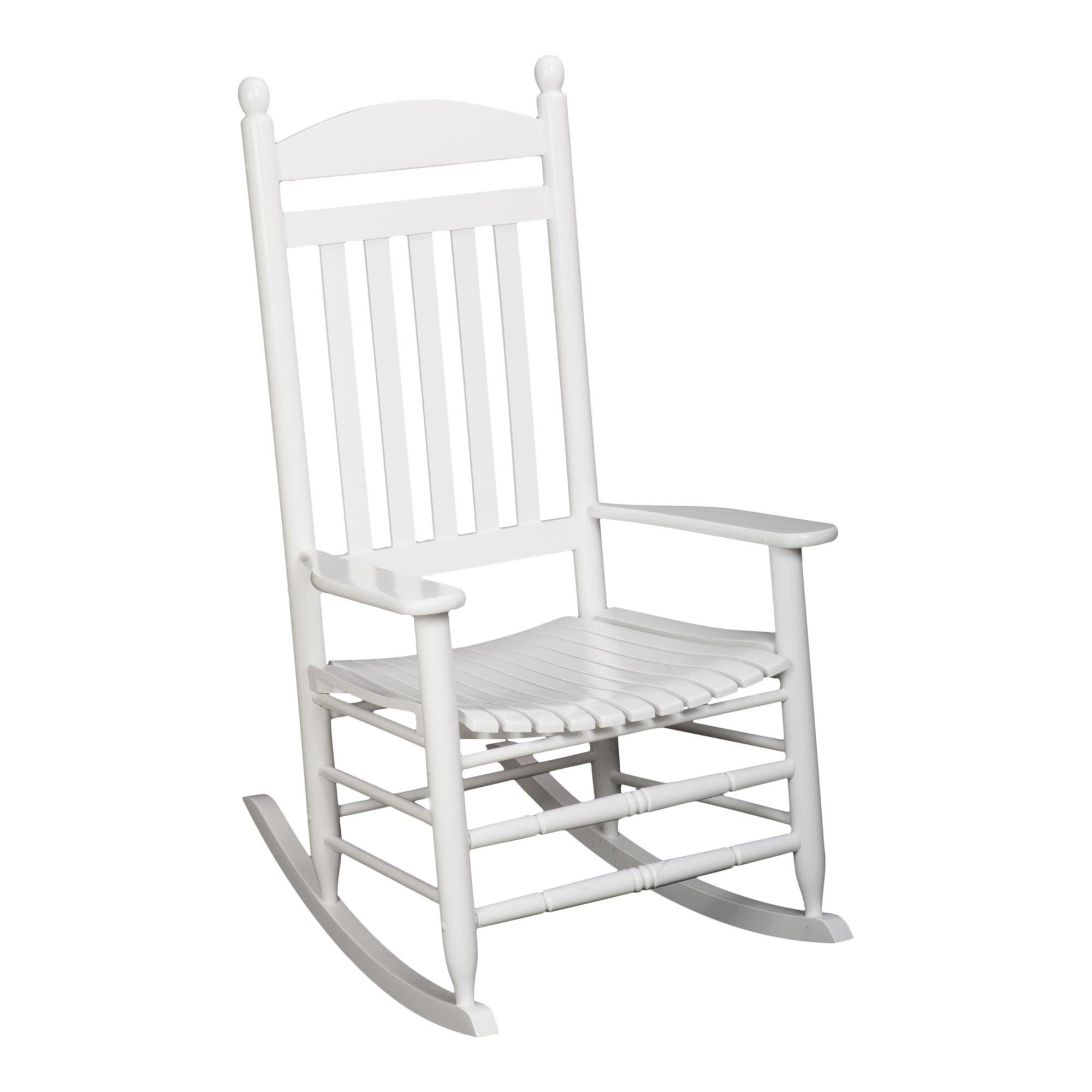 Bradley Black Slat Back Rocking Chair with Arms