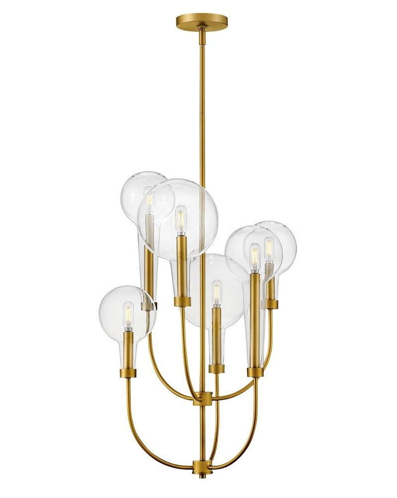 Hennig Chandelier - Brass / 20"Dia