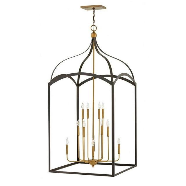 Hinkley Clarendon 12 - Light Lantern Tiered Chandelier