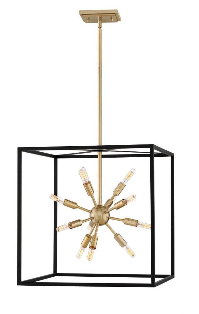 Aros 12-Light Sputnik Rectangle Chandelier