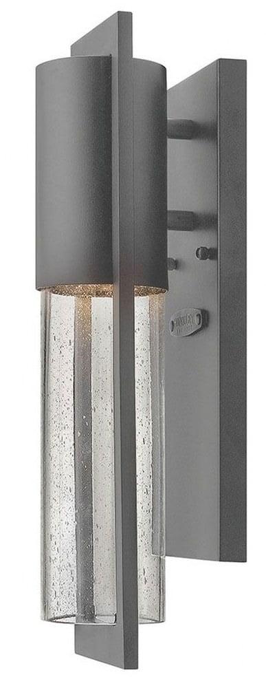 Hinkley Lighting 1326 1-Light 15-1/2" Tall Dark Sky Outdoor Wall Sconce from the Shelter Collection