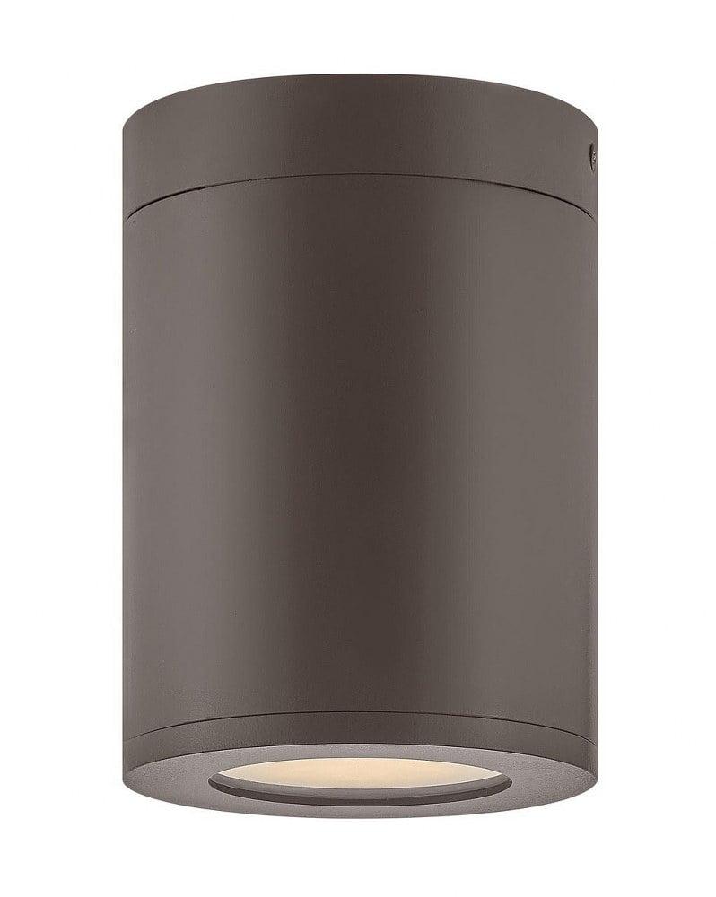 Brissia Frosted Cylinder Outdoor Flush Mount