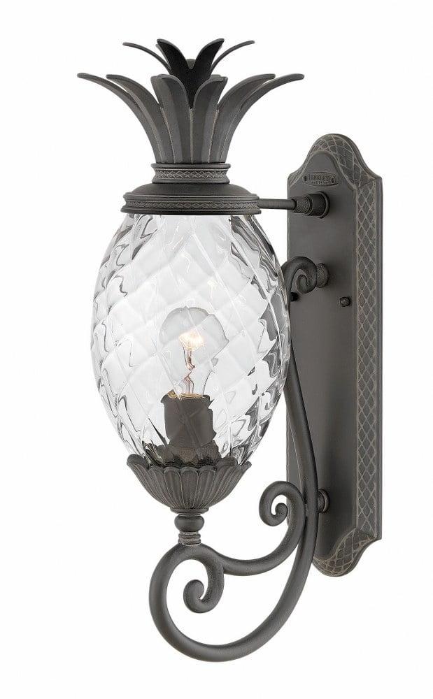 Museum Black Aluminum Outdoor Wall Sconce with Clear Glass Shade