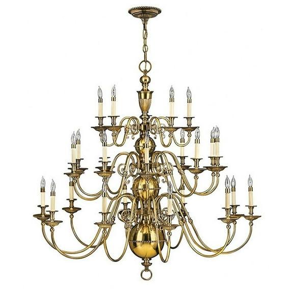 Hinkley Cambridge 25-Light Candle Style Tiered Chandelier