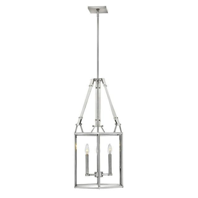 Davant 3 Light Metal Dimmable Lantern Chandelier