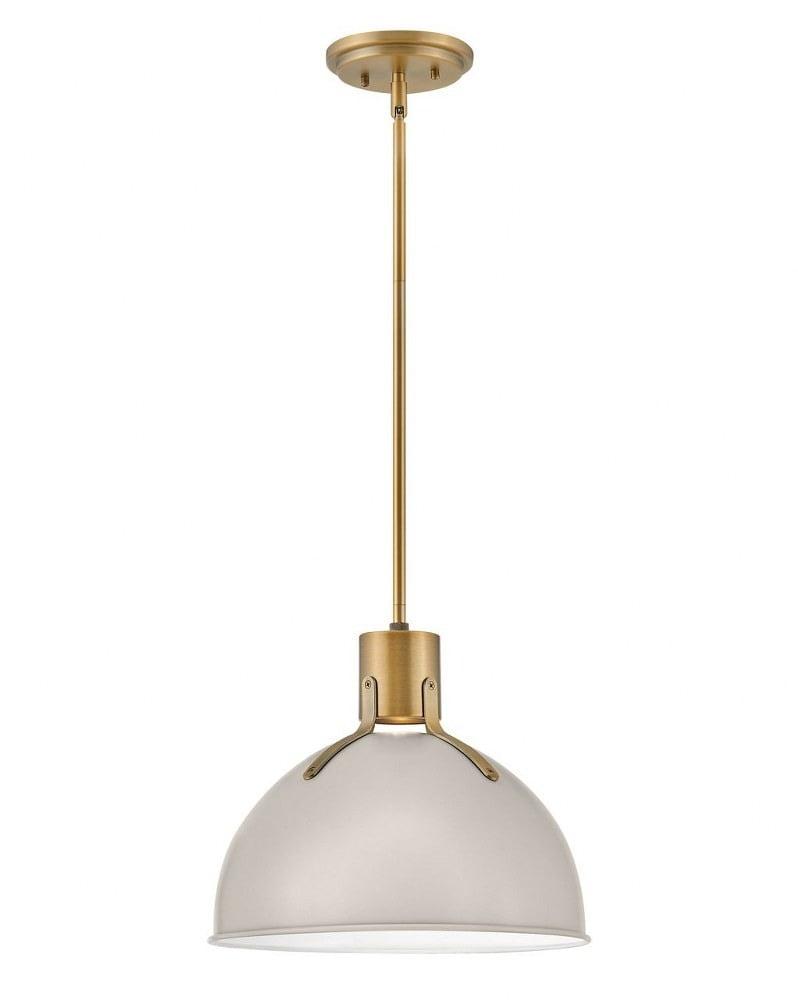 Hinkley Lighting 3487 Argo 1 Light 14" Wide Led Pendant - Beige