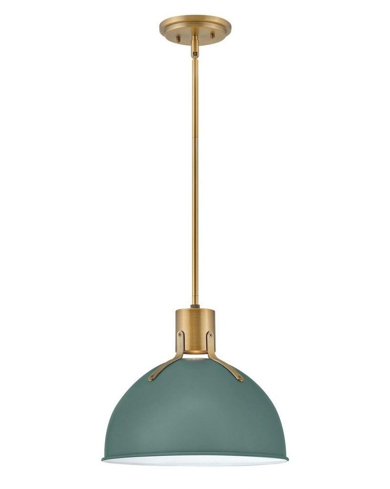 Hinkley Lighting 3487 Argo 1 Light 14" Wide Led Pendant - Green