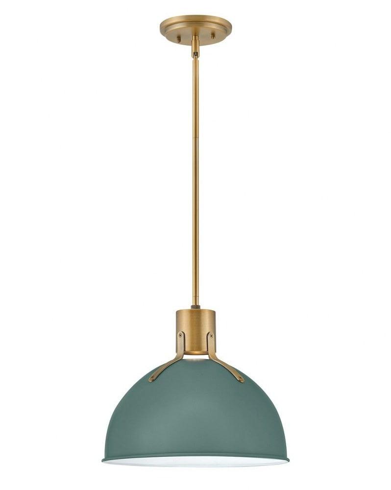 14 Inch 6.5W 1 Led Small Pendant-Sage Green Finish Hinkley Lighting 3487Sgn