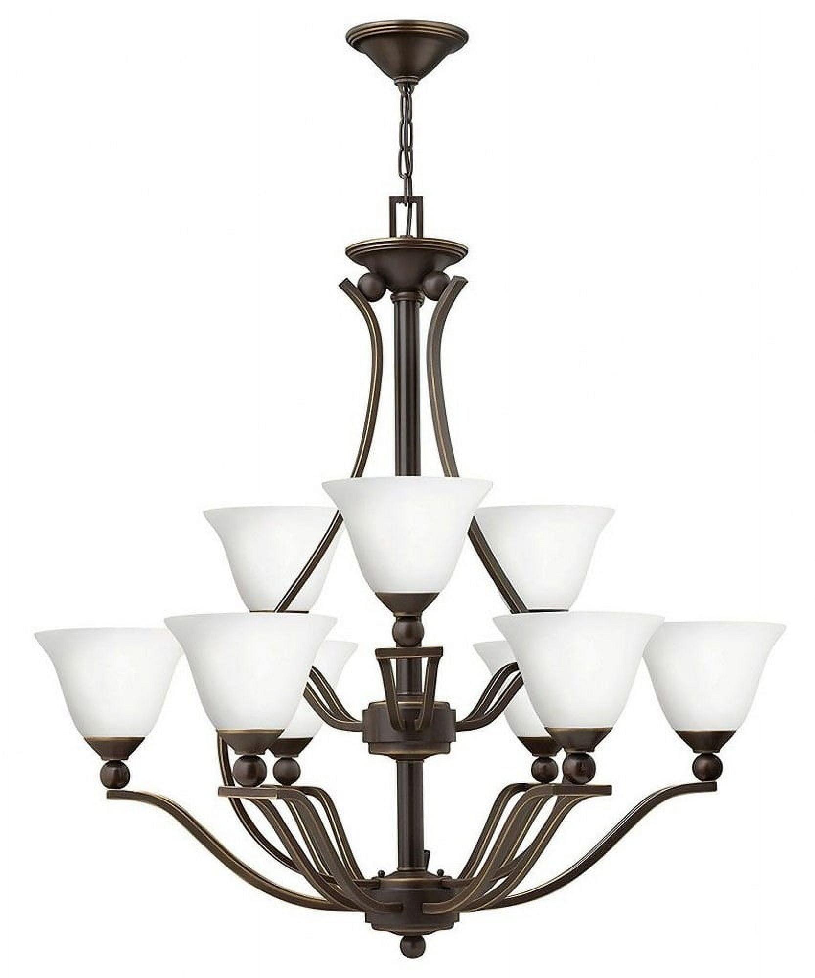Hinkley Lighting - Bolla - 9 Light Large 2-Tier Chandelier in Transitional Style