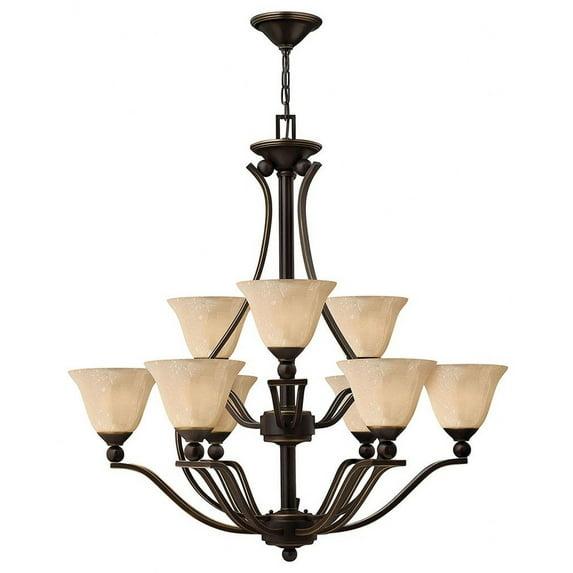 Hinkley Lighting - Bolla - 9 Light Large 2-Tier Chandelier in Transitional Style
