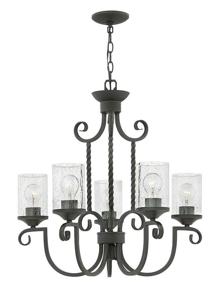 Hinkley Casa 5 - Light Shaded Classic / Traditional Chandelier
