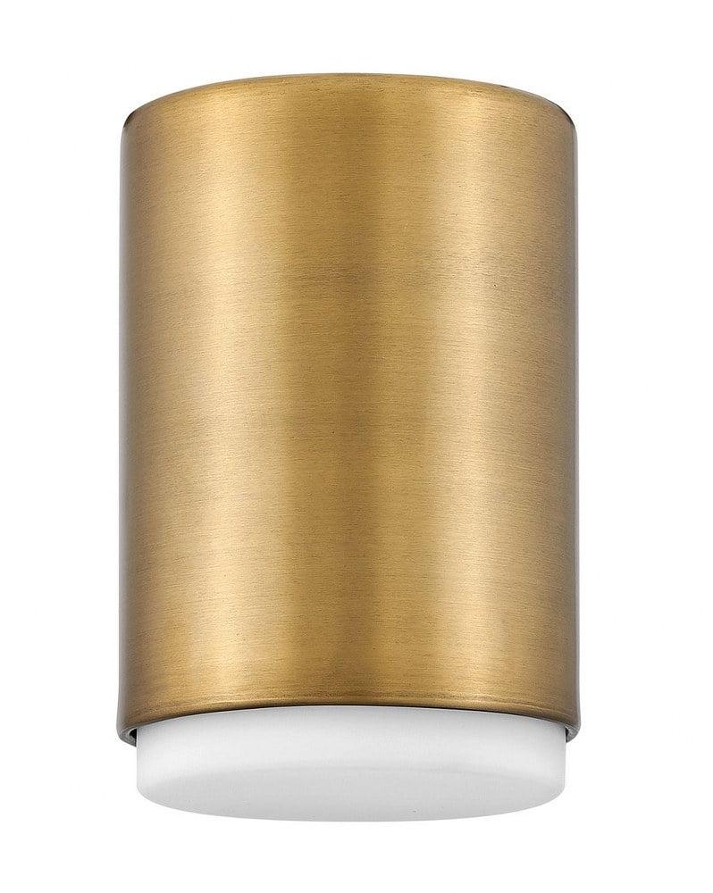 Fitzgerald Single Light Steel Dimmable Flush Mounted Sconce