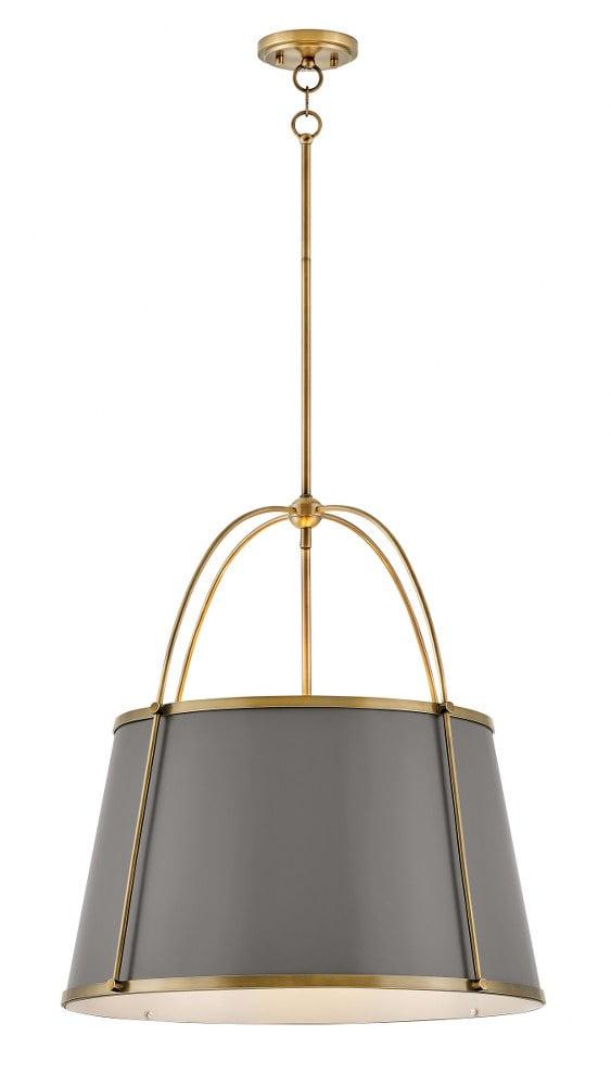 Hinkley Lighting - Clarke - 4 Light Large Pendant in Traditional-Transitional