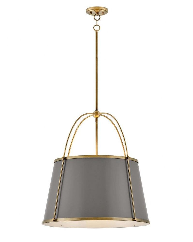 Hinkley Lighting - Clarke - 4 Light Large Pendant in Traditional-Transitional