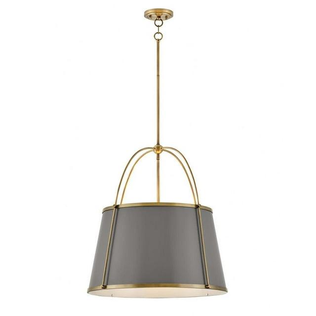 Moxie 4 Light Metal Dimmable Drum Chandelier
