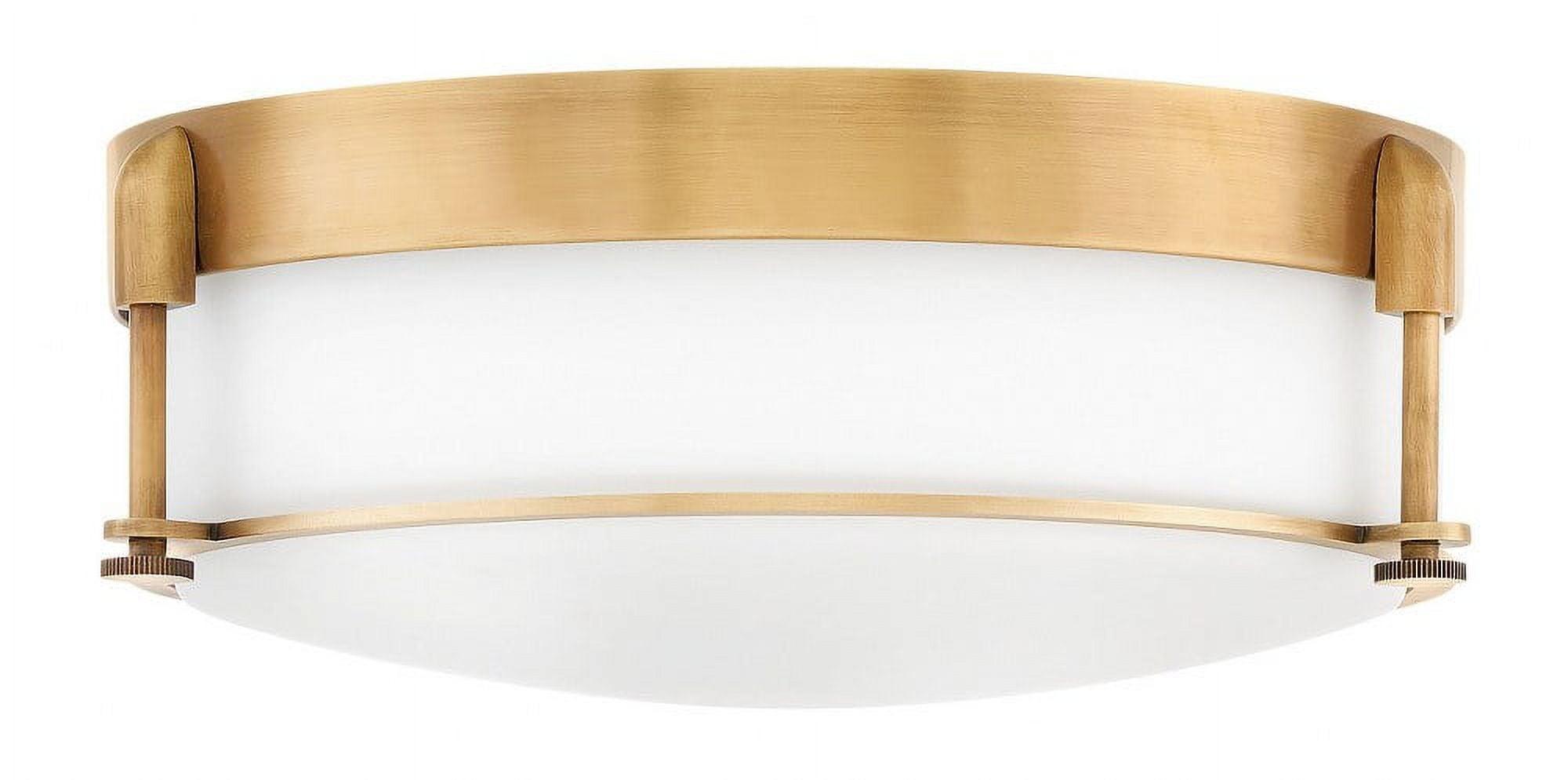 Hinkley Lighting Colbin 3 - Light Flush Mount in  Heritage Brass