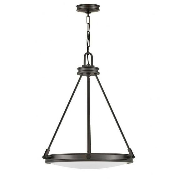 Collier Four-Light Chain-Hung Pendant - Black Oxide