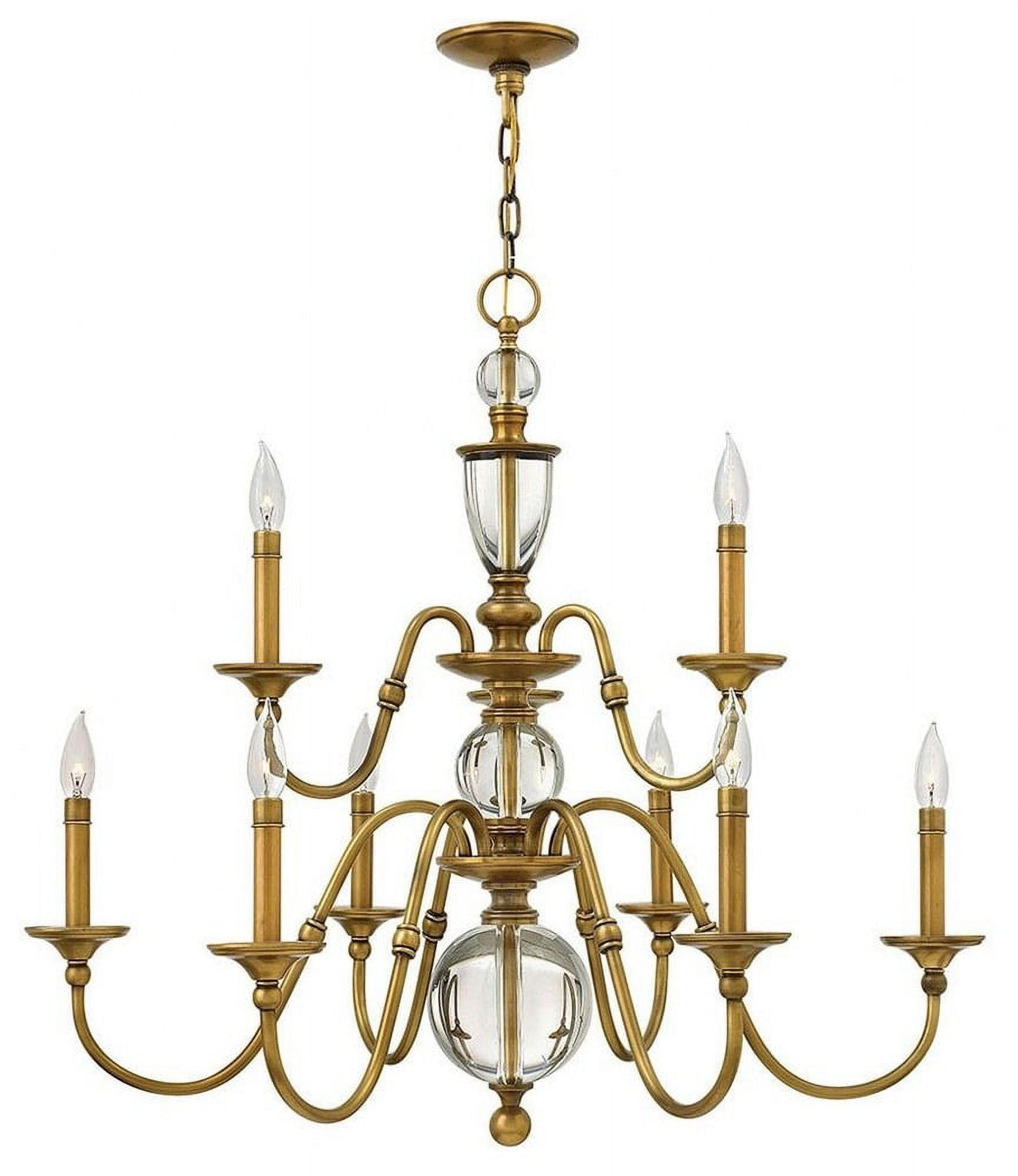 Hinkley Lighting - Eleanor - 9 Light Medium 2-Tier Chandelier in Traditional