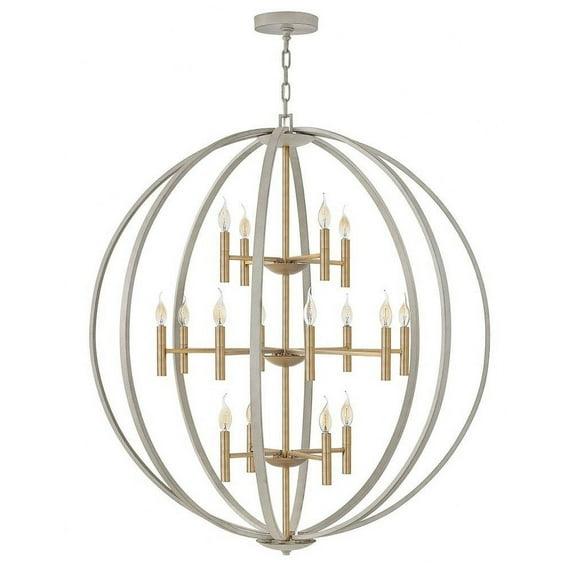 Hinkley Lighting - Euclid - 16 Light Extra Large 3-Tier Orb Chandelier in