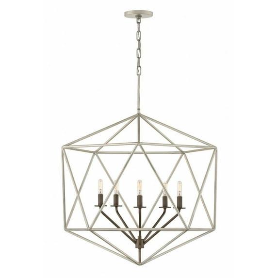 Astrid 5 - Light Candle Style Geometric Chandelier