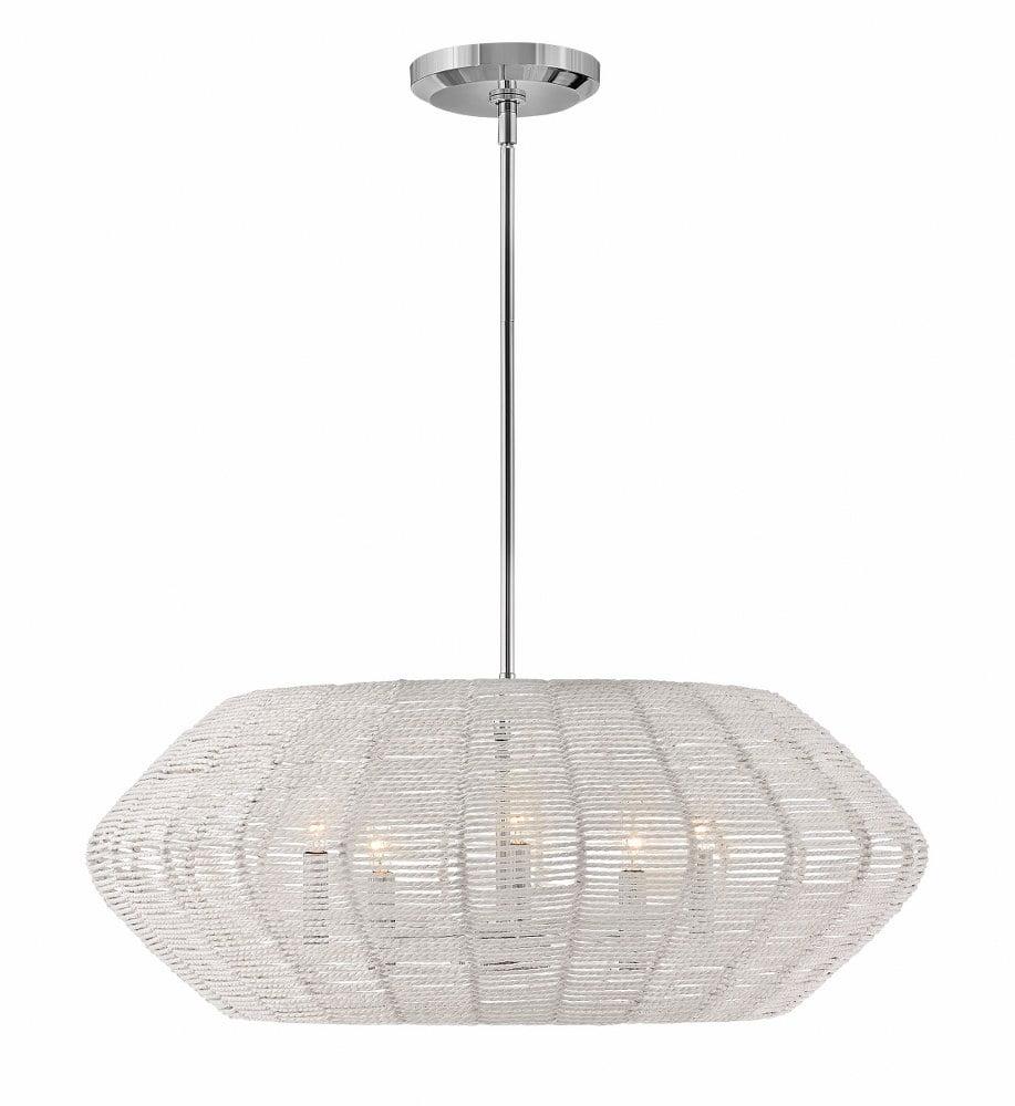 Hinkley Lighting - Five Light Chandelier - Luca - 5 Light Medium Drum Chandelier