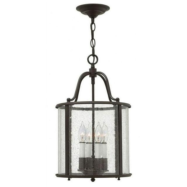 4 Light Medium Foyer In Traditional Style 12 Inches Wide By 19.75 Inches High-Olde Bronze Finish Hinkley Lighting 3474Ob