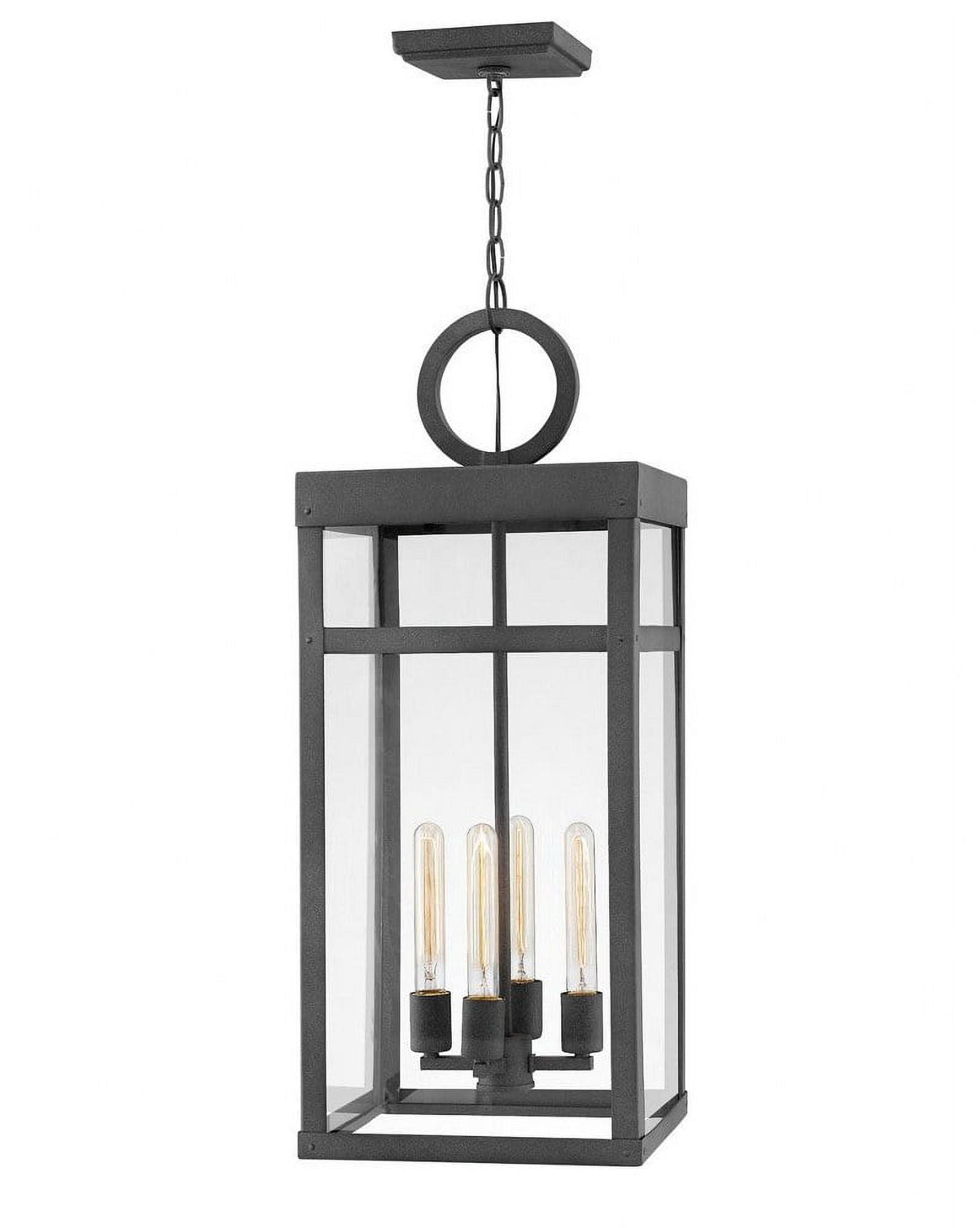 Porter 4 -Bulb 31.3" H Outdoor Hanging lantern By Lisa McDennon