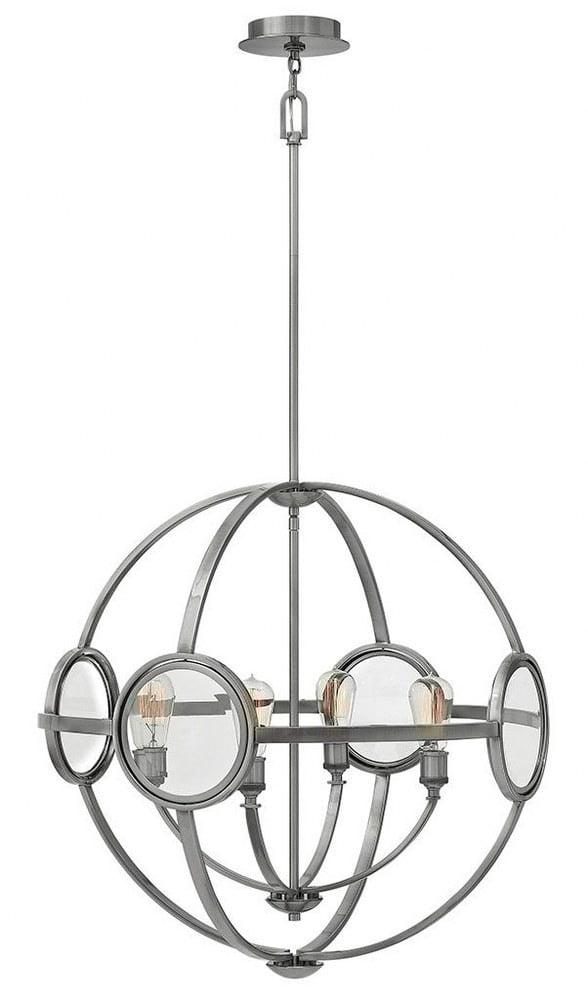 Hinkley Lighting - Fulham - 4 Light Medium Orb Chandelier in Mid-Century Modern