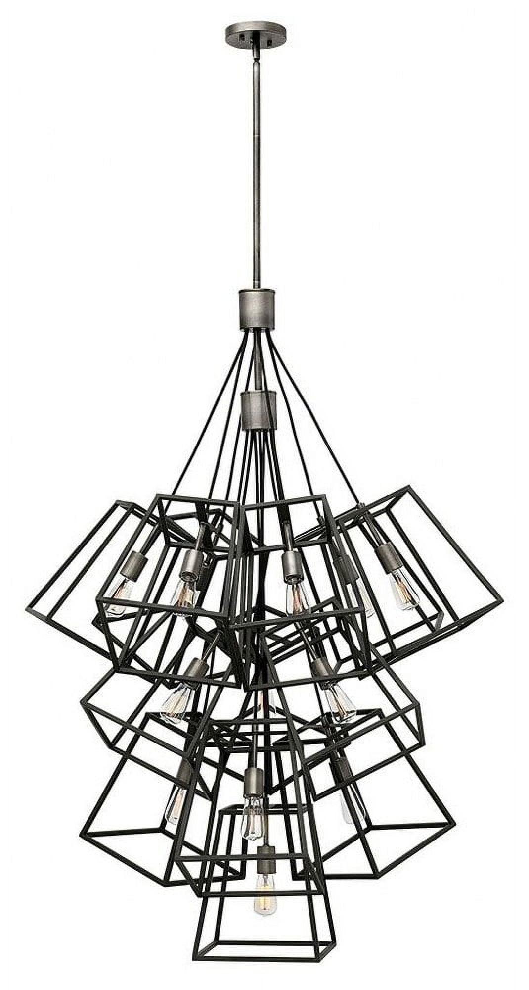 Hinkley Lighting - Fulton - 13 Light Multi-Tier Foyer in Transitional-Industrial