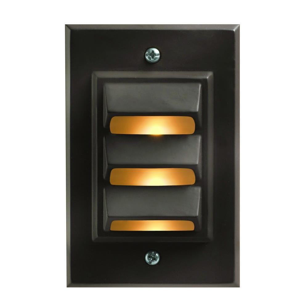 Sleek Bronze Aluminum 12V Outdoor Step Light