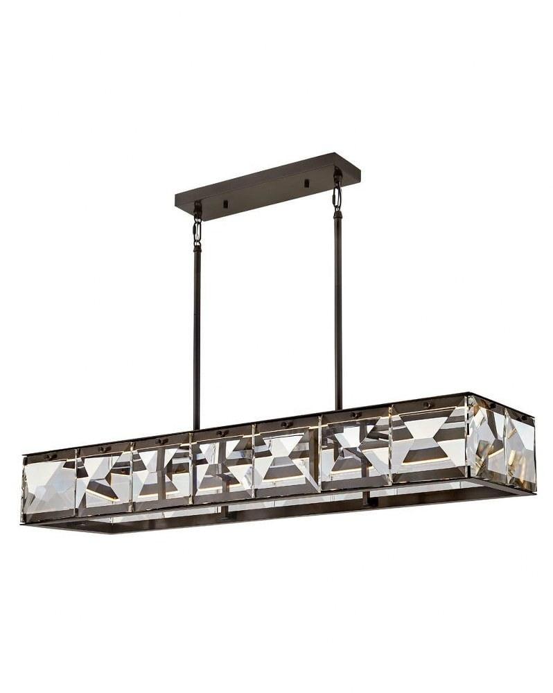 Jolie 1 - Light Black LED Square/Rectangle Pendant