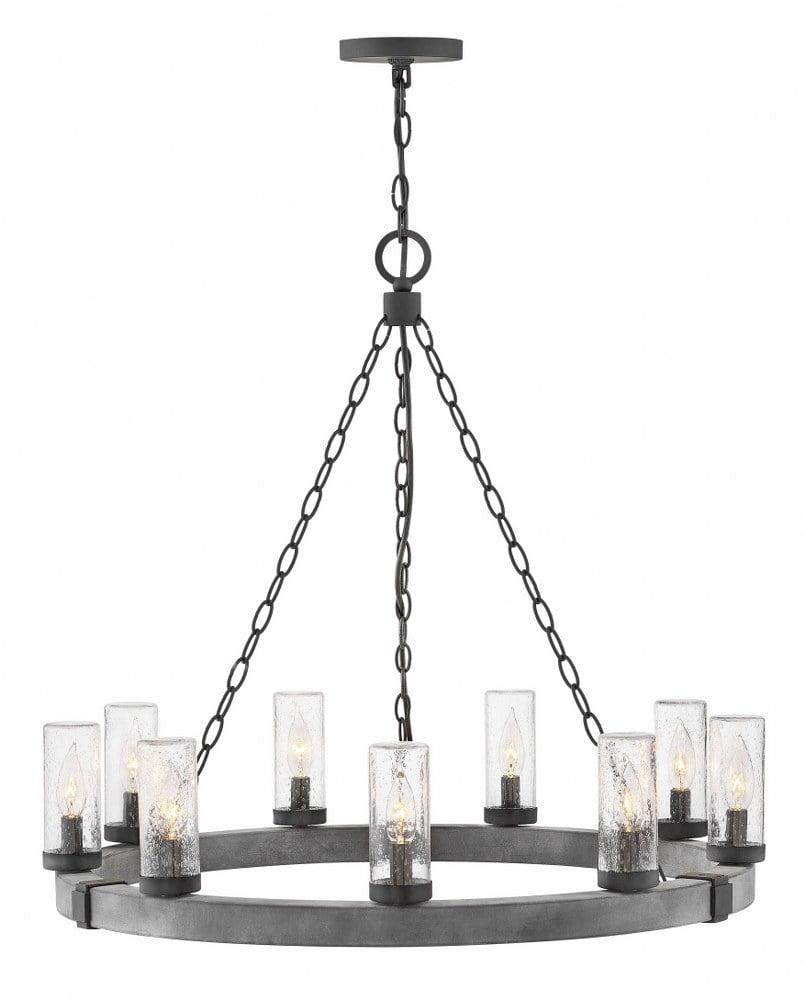 Sawyer 9 - Light Outdoor Chandelier