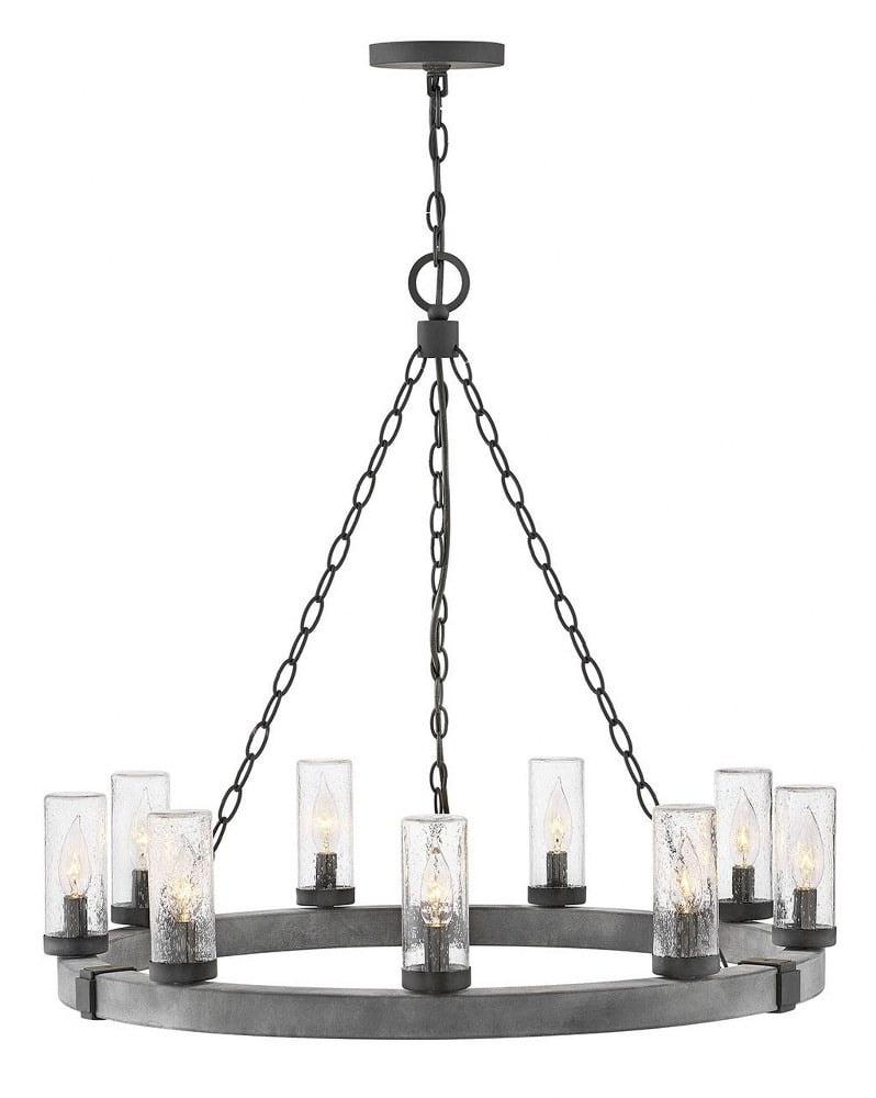 Sawyer 9 - Light Outdoor Chandelier