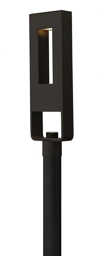 Atlantis 24'' Satin Black 2-Light LED Outdoor Post Light