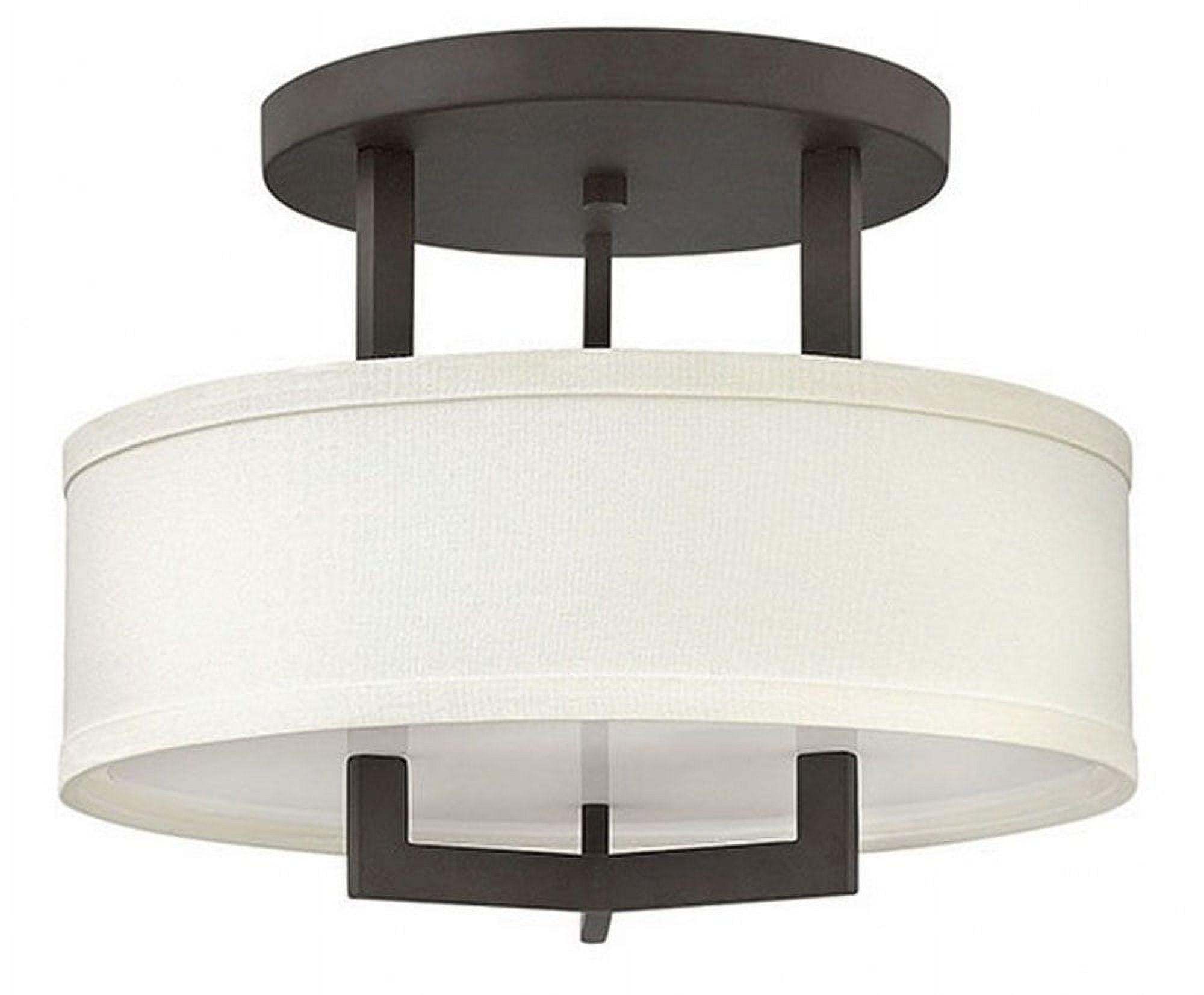 Hinkley Lighting - LED Semi-Flush Mount - Hampton - 3 Light Small Semi-Flush