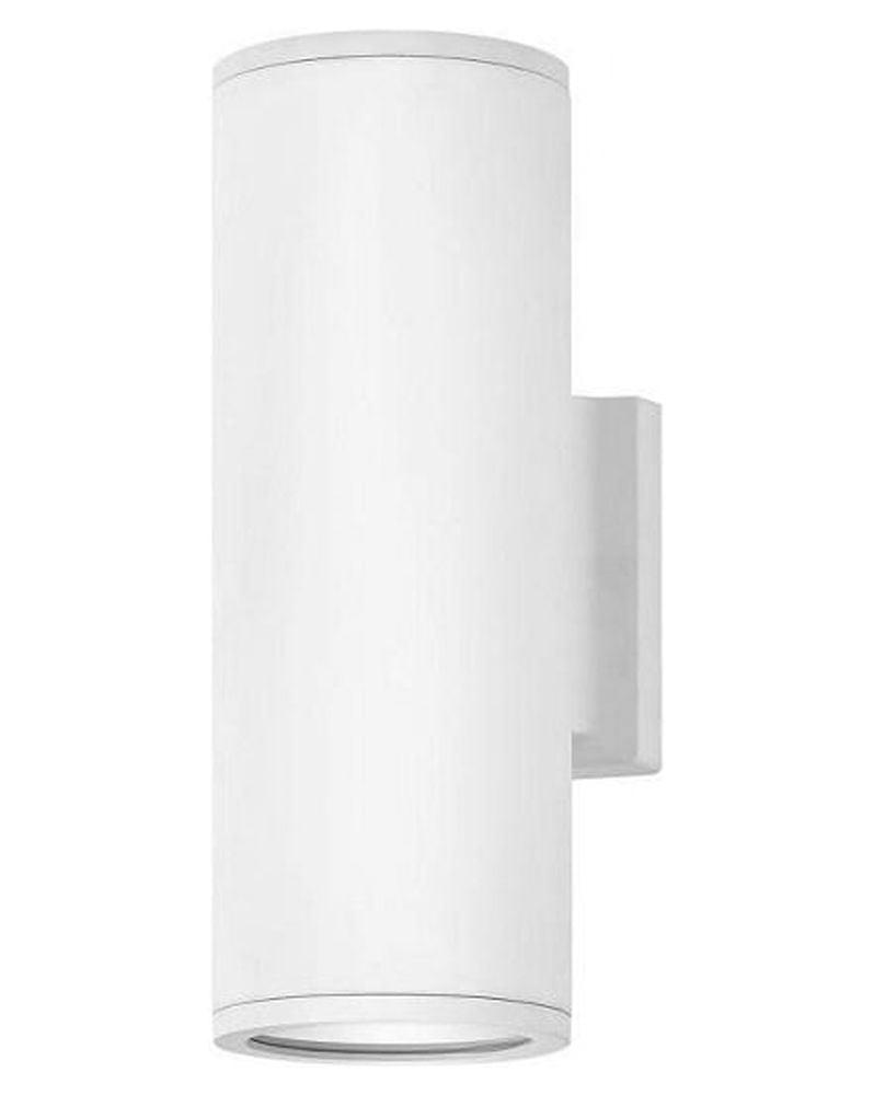 Silo Coastal Elements 2-Light Cylinder LED Wall Mount in Satin White