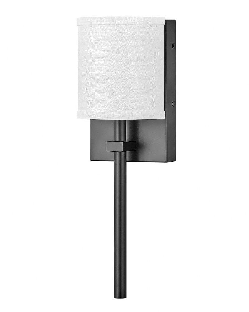 Avenue Black Steel Cylinder Dimmable LED Wall Sconce