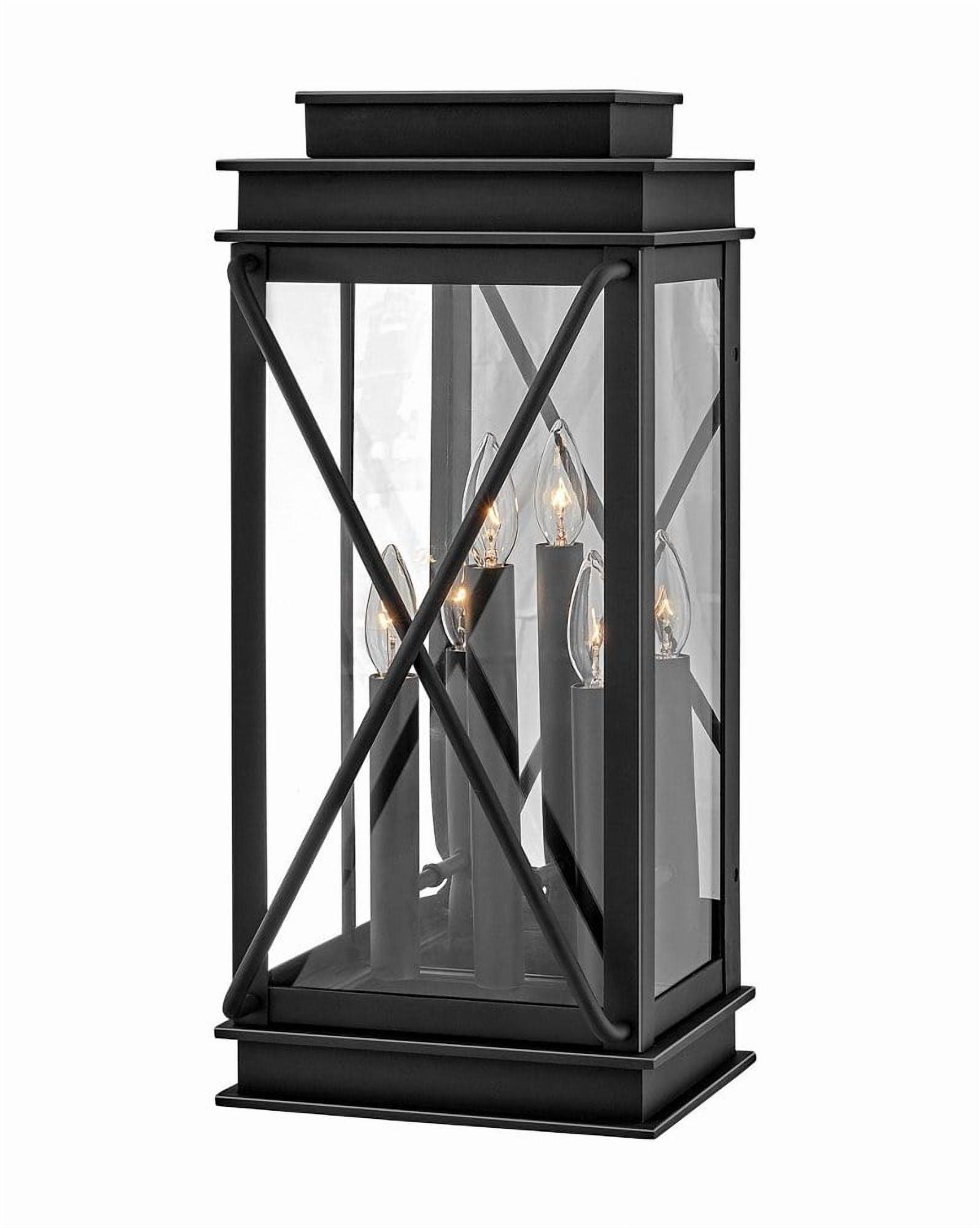 Montecito Storms Black 1 - Bulb Outdoor Wall Lantern