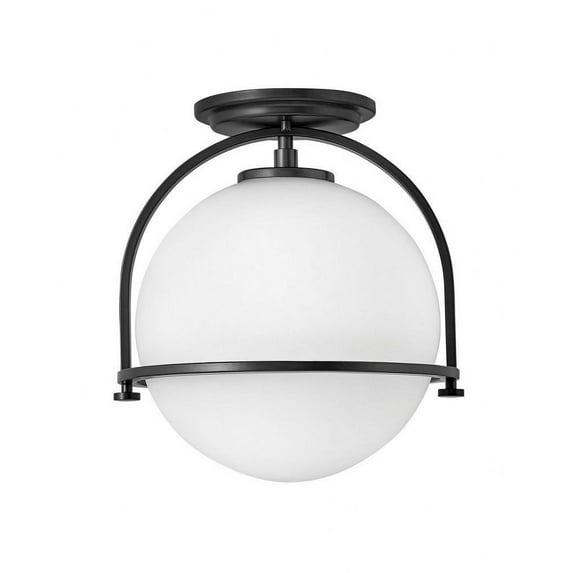 McCormick Hand Blown Glass Semi Flush Mount