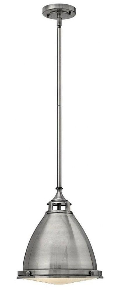 Mini Amelia LED 1-Light Pendant in Polished Antique Nickel