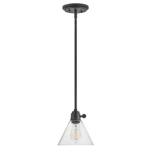 Lennon Pendant Light - Black / 7.75"Dia