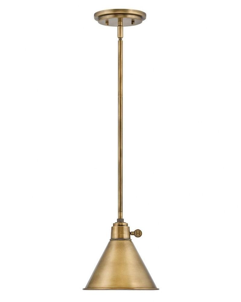 Lennon Pendant Light - Brass / 7.75"Dia