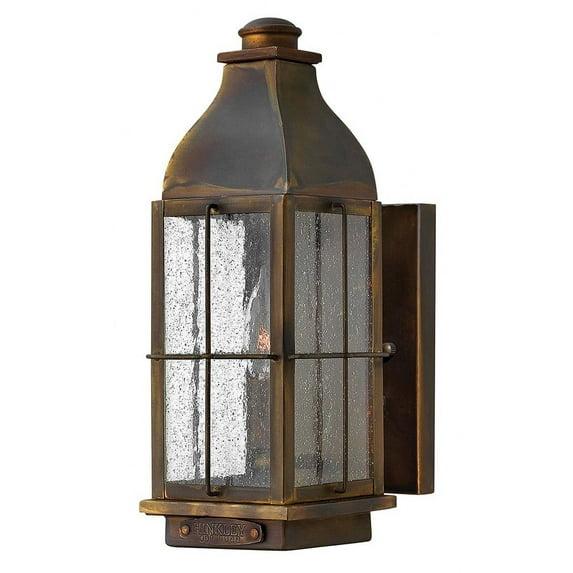 1 Light Small Outdoor Wall Lantern In Traditional Style 4.75 Inches Wide By 12.5 Inches High-Sienna Finish-Led Lamping Type Hinkley Lighting