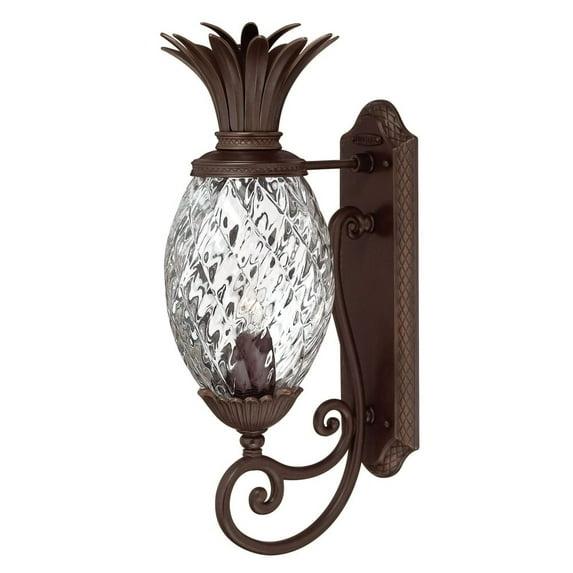 Hinkley Lighting - Plantation - 1 Light Small Outdoor Wall Lantern in