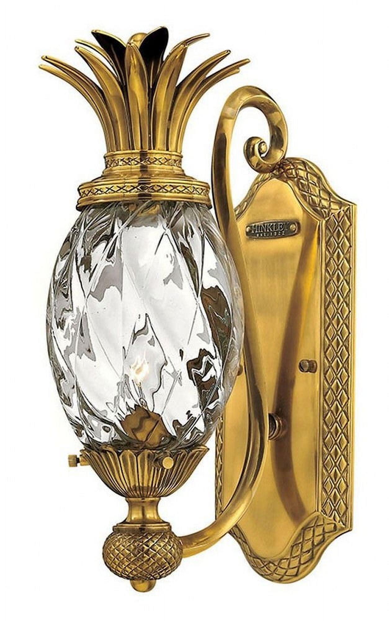 Hinkley Plantation 1 - Light Burnished Brass Armed Sconce