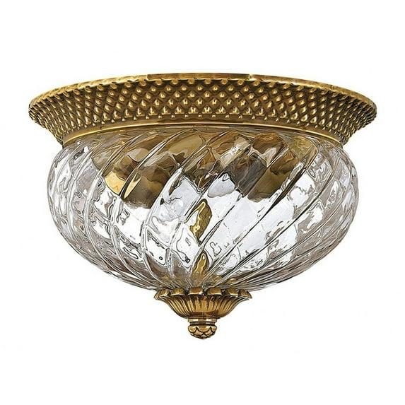 Plantation 2 - Light 12" Flush Mount