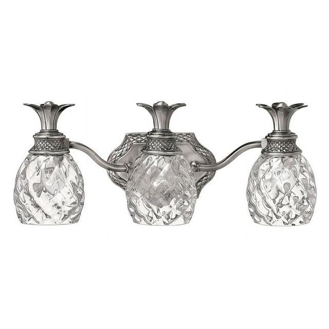 Plantation 3-Light Pineapple Bath Vanity Fixture