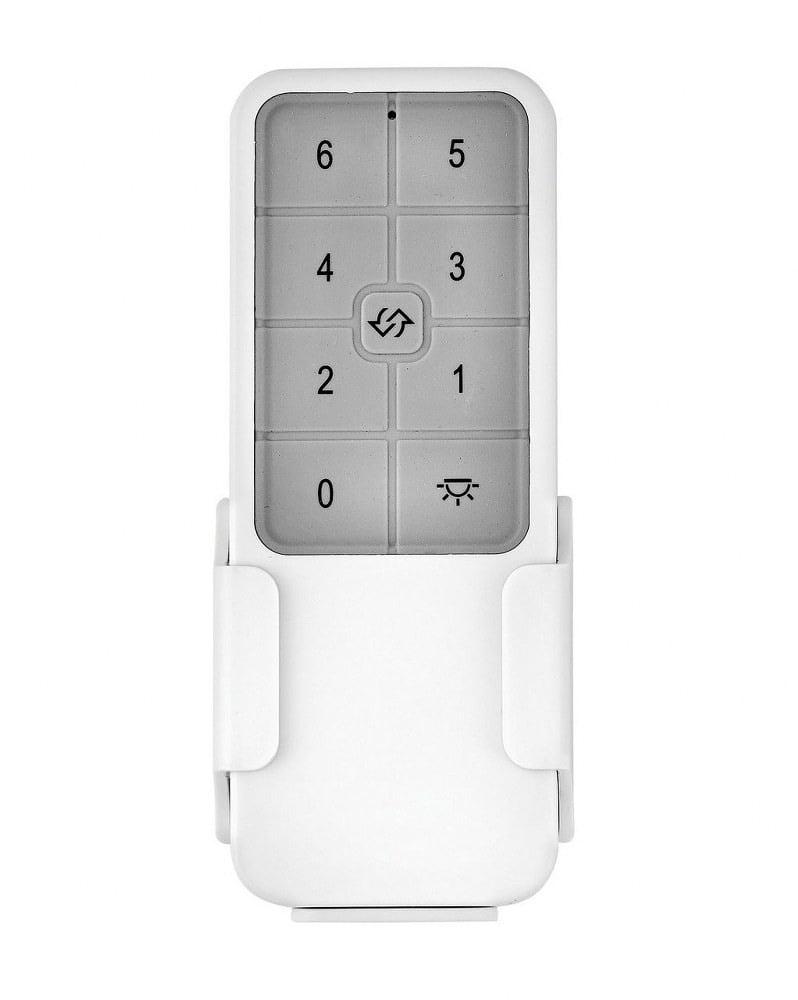 White Wireless 6-Speed DC Remote Control for Lighting