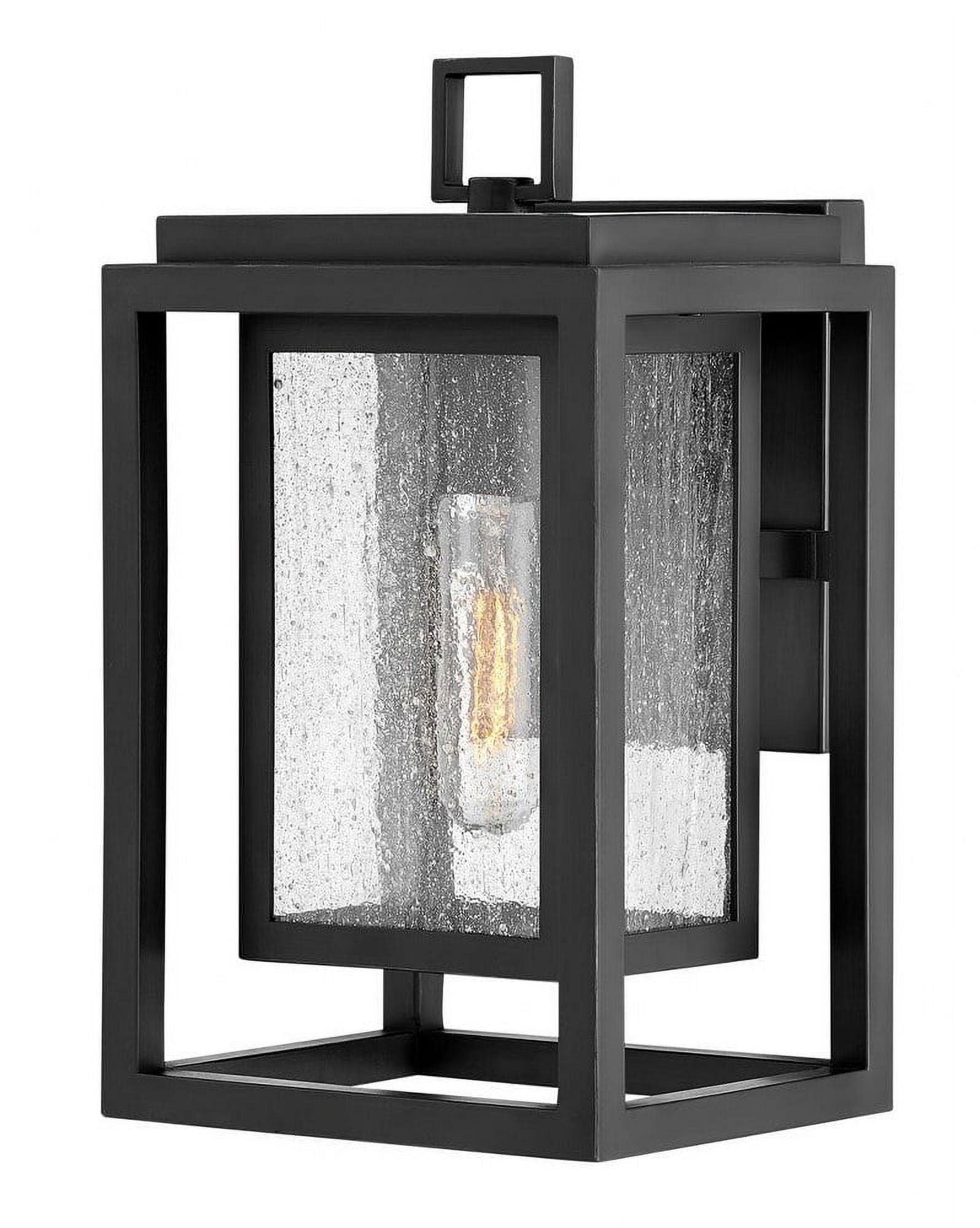 Republic Seeded Glass Outdoor Wall Mount Lantern