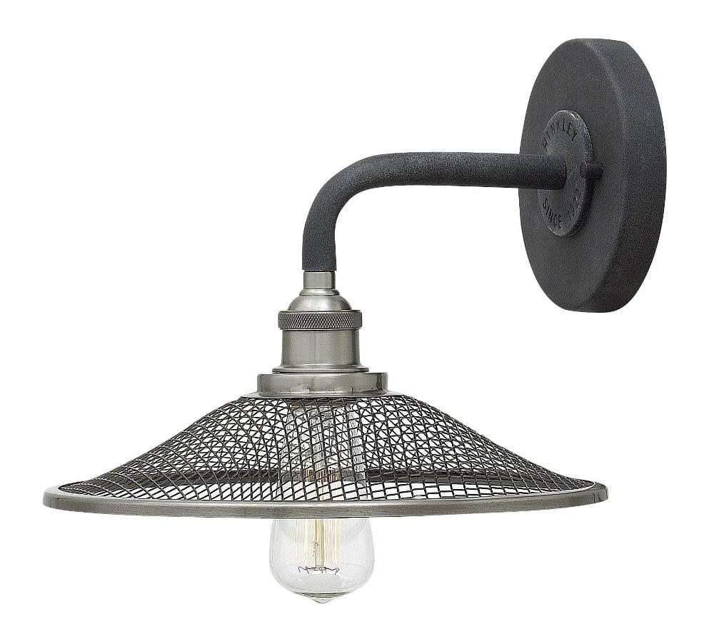 Hinkley Lighting 4360 Rigby 1 Light 8.5" Tall  Wall Sconce - Aged Zinc